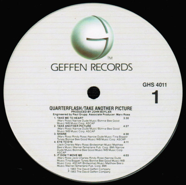 Quarterflash - Take Another Picture (VG+) (Vinyl LP)