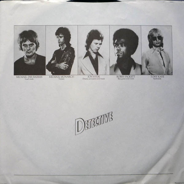 Detective - It Takes One To Know One (VG+) (Vinyl LP)