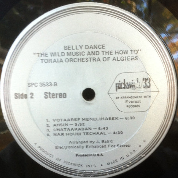 Toraia Orchestra Of Algiers - Belly Dance! (The Wild Music & The How-To!) (Vinyl, VG+) (Vinyl LP)