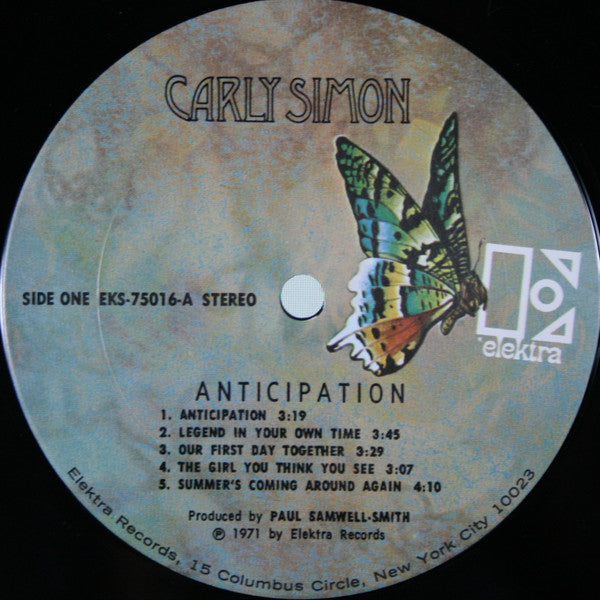 Simon, Carly - Anticipation (Vinyl, VG+) (Vinyl LP)