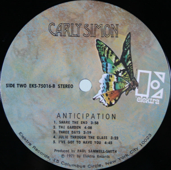 Simon, Carly - Anticipation (Vinyl, VG+) (Vinyl LP)