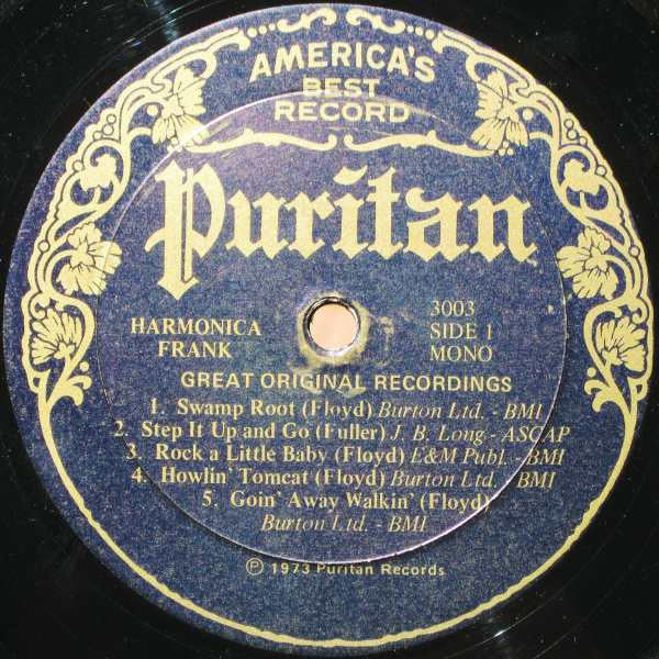 Harmonica Frank - The Great Original Recordings Of Harmonica Frank (1951-58) (VG+) (Vinyl LP)