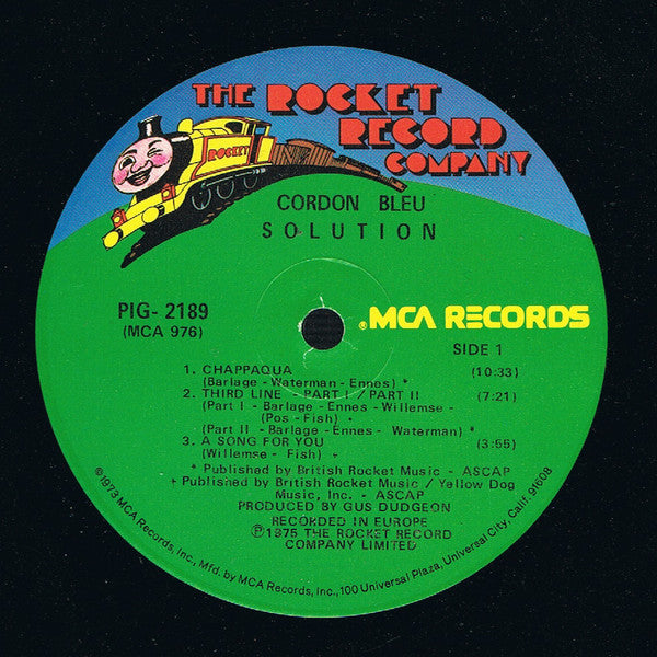Solution  - Cordon Bleu (VG+) (Vinyl LP)