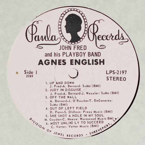 Fred, John And His Playboy Band - Agnes English (VG) (Vinyl LP)