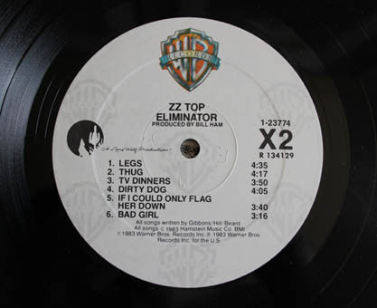 ZZ Top - Eliminator (Vinyl, VG+) (Vinyl LP)