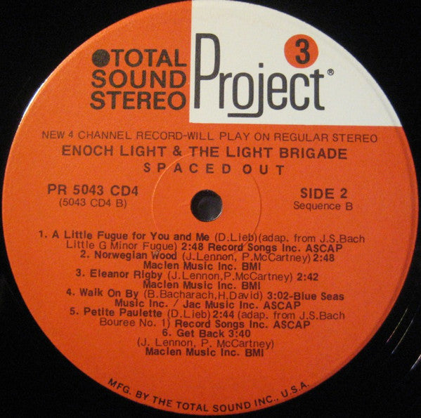 Light, Enoch And The Light Brigade - Spaced Out (NM or M-) (Vinyl LP)