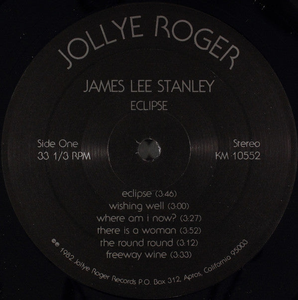 Stanley, James Lee - Eclipse (VG+) (Vinyl LP)