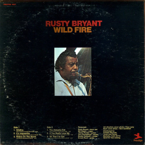 Bryant, Rusty - Wild Fire (VG) (Vinyl LP)