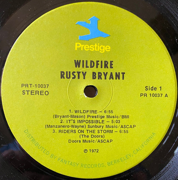 Bryant, Rusty - Wild Fire (VG) (Vinyl LP)