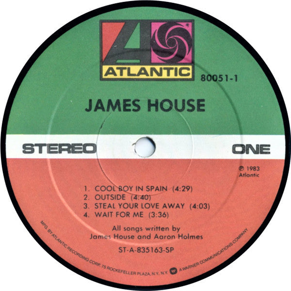 House, James - James House (VG+) (Vinyl LP)