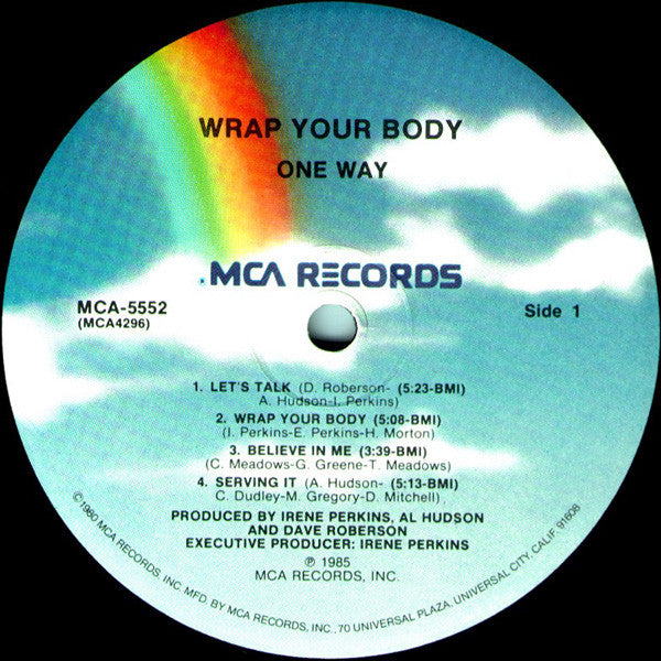 One Way - Wrap Your Body (VG+) (Vinyl LP)