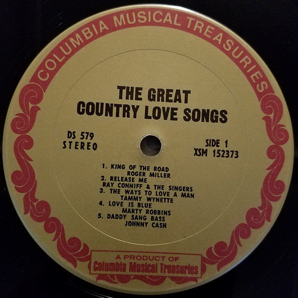 Various - The Great Country Love Songs (NM or M-) (Vinyl LP)
