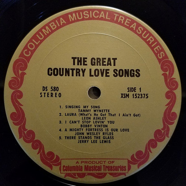 Various - The Great Country Love Songs (NM or M-) (Vinyl LP)