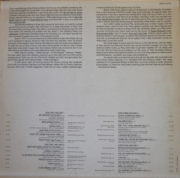 Andrews Sisters - The Best Of The Andrews Sisters (VG+) (Vinyl LP)