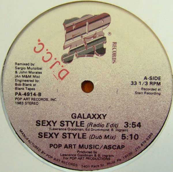 Galaxxy - Sexy Style (Club Mix) (NM or M-) (Vinyl LP)
