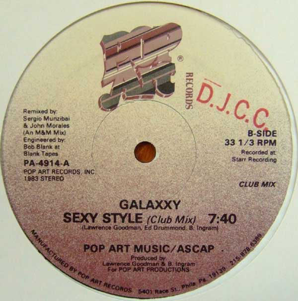 Galaxxy - Sexy Style (Club Mix) (NM or M-) (Vinyl LP)