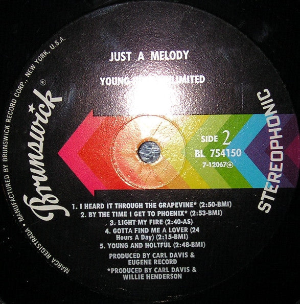 Young-Holt Unlimited - Just A Melody (Vinyl, VG) (Vinyl LP)