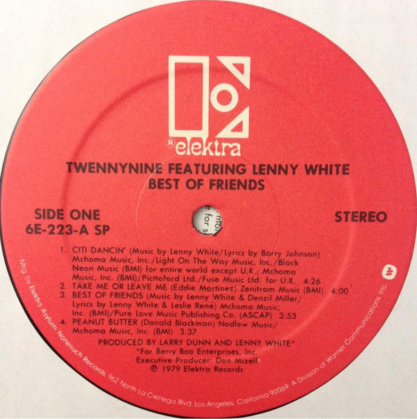 Twennynine Featuring Lenny White - Best Of Friends (VG+) (Vinyl LP)