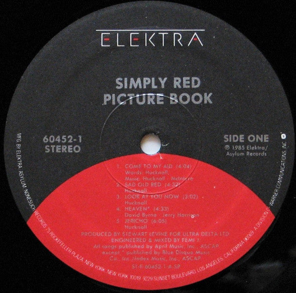 Simply Red - Picture Book (Vinyl, VG+) (Vinyl LP)