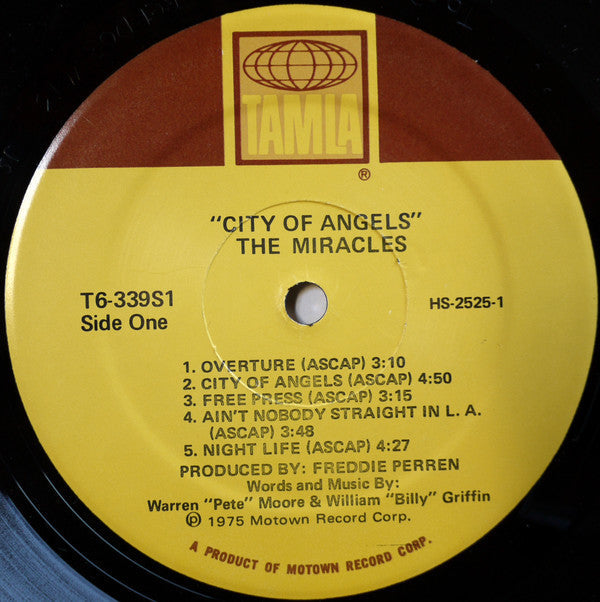 Miracles - City Of Angels (Vinyl, VG+) (Vinyl LP)