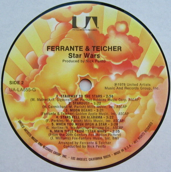 Ferrante & Teicher - Star Wars (Vinyl, VG+) (Vinyl LP)
