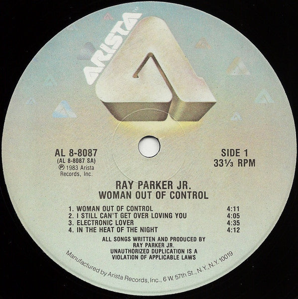Parker Jr., Ray - Woman Out Of Control (Vinyl, VG+) (Vinyl LP)