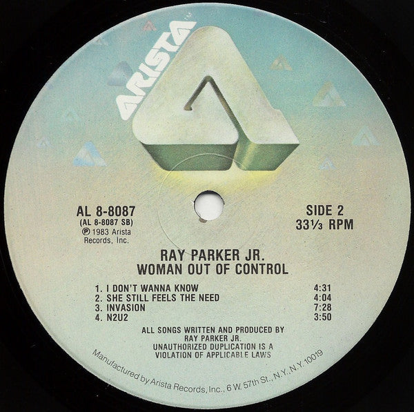 Parker Jr., Ray - Woman Out Of Control (M) (Vinyl LP)