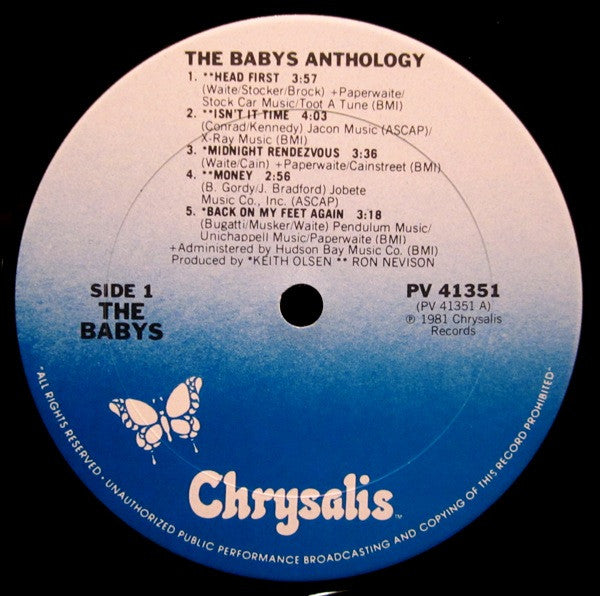 Babys - Anthology (VG+) (Vinyl LP)