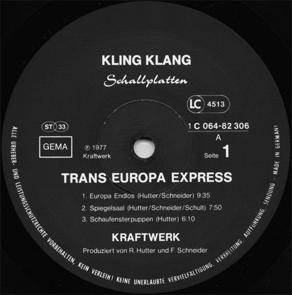 Kraftwerk - Trans Europa Express (VG) (Vinyl LP)