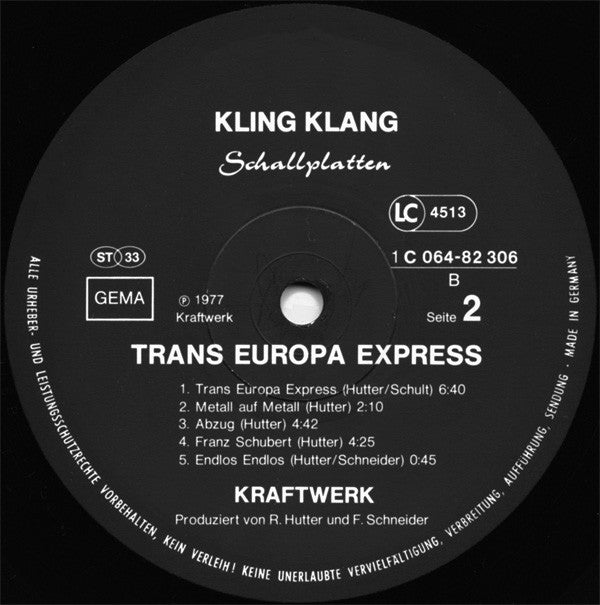 Kraftwerk - Trans Europa Express (VG) (Vinyl LP)