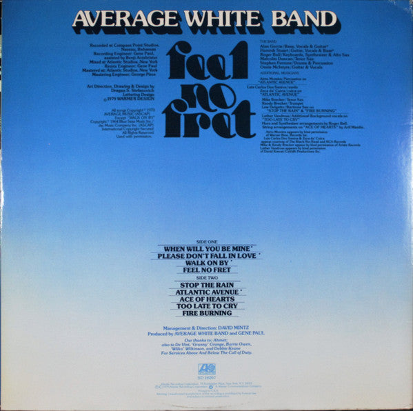 Average White Band - Feel No Fret (VG) (Vinyl LP)