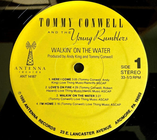 Conwell, Tommy And The Young Rumblers - Walkin' On The Water (VG+) (Vinyl LP)