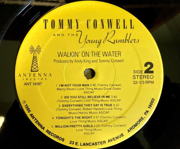 Conwell, Tommy And The Young Rumblers - Walkin' On The Water (VG+) (Vinyl LP)