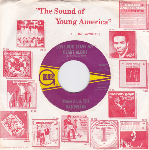 Martha & The Vandellas - Love Bug Leave My Heart Alone (VG) (Vinyl LP)