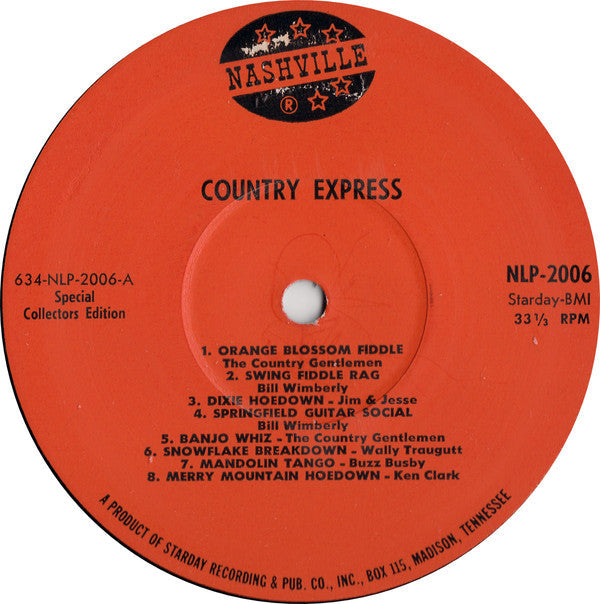Various - Country Express - 16 Rompin' Stompin' Country Instrumentals (VG) (Vinyl LP)