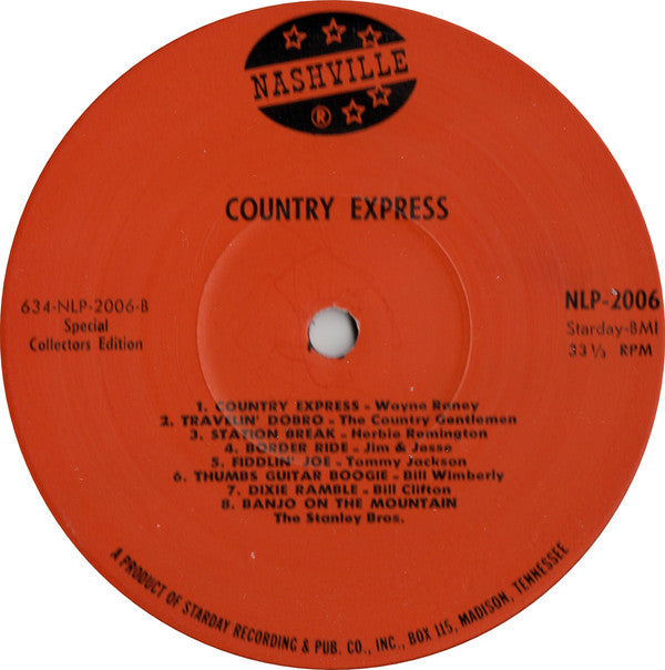 Various - Country Express - 16 Rompin' Stompin' Country Instrumentals (VG) (Vinyl LP)