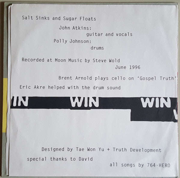 764-Hero - Salt Sinks & Sugar Floats (VG+) (Vinyl LP)