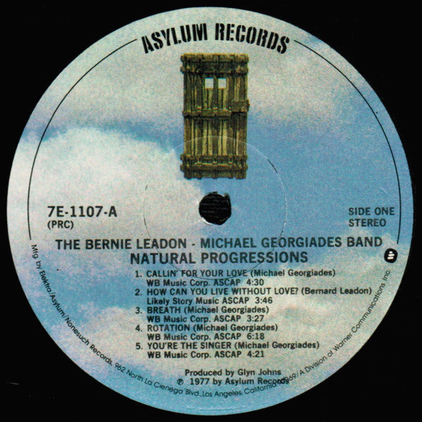 Leadon, Bernie, Michael Georgiades Band - Natural Progressions (NM or M-) (Vinyl LP)