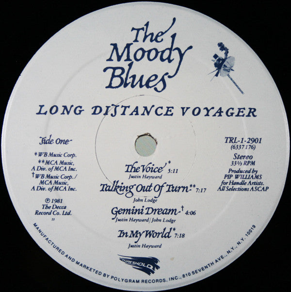Moody Blues - Long Distance Voyager (VG+) (Vinyl LP)