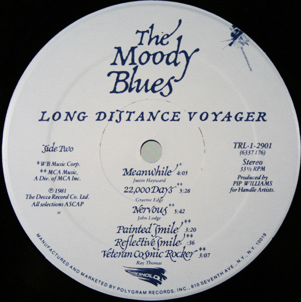 Moody Blues - Long Distance Voyager (VG+) (Vinyl LP)