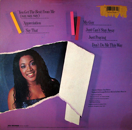 Myers, Alicia - I Appreciate (Vinyl, VG) (Vinyl LP)