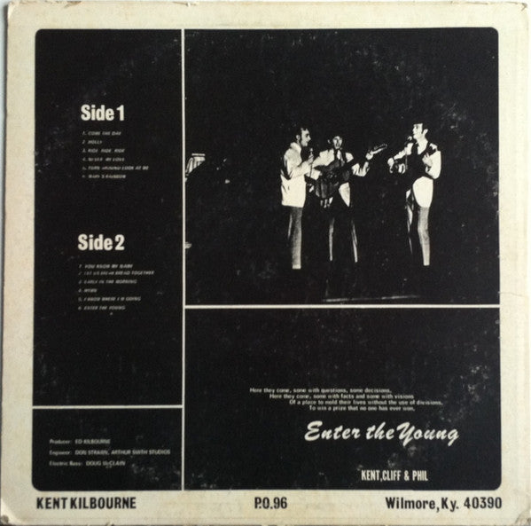 Kent, Cliff & Phil - Enter The Young (VG) (Vinyl LP)