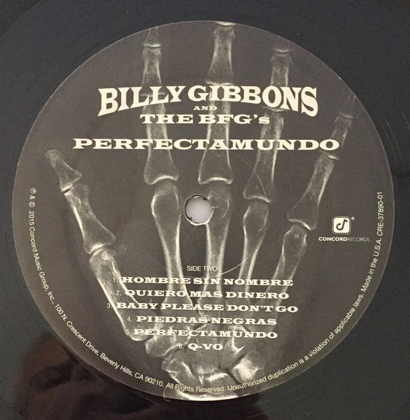 Gibbons, Billy and The BFG's - Perfectamundo (Vinyl, VG+) (Vinyl LP)