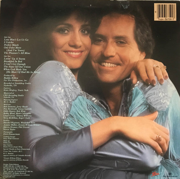 Mandrell, Louise & R.C. Bannon - Love Won't Let Us Go (VG+) (Vinyl LP)