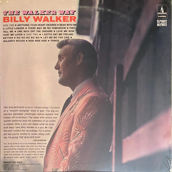 Walker, Billy - The Walker Way (VG) (Vinyl LP)