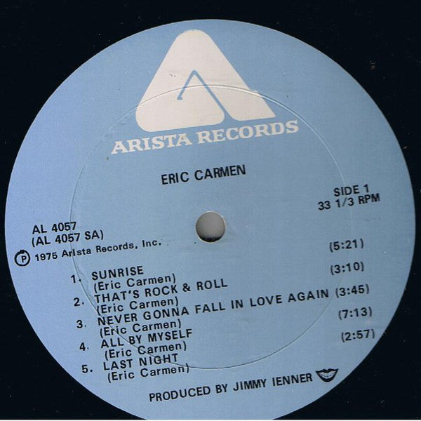 Carmen, Eric - Eric Carmen (VG+) (Vinyl LP)