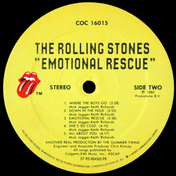 Rolling Stones - Emotional Rescue (Vinyl, VG+) (Vinyl LP)
