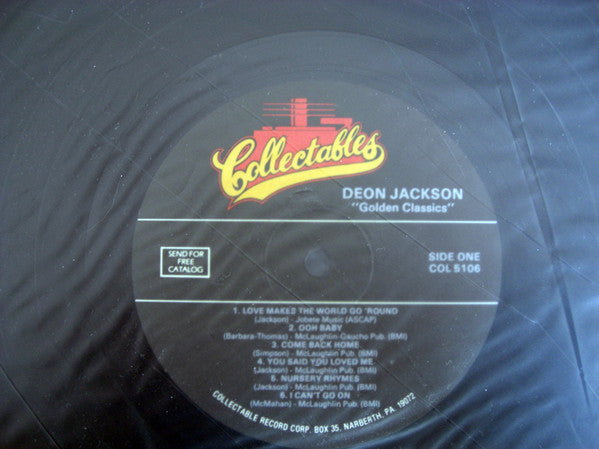 Jackson, Deon - Golden Classics (M) (Vinyl LP)