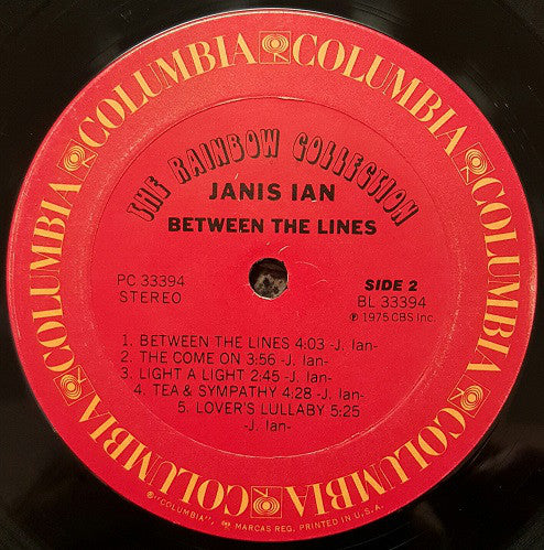 Ian, Janis - Between The Lines (Vinyl, VG) (Vinyl LP)