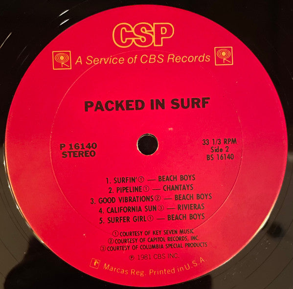 Various - Packed In Surf (Vinyl, VG+) (Vinyl LP)